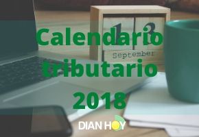 calendario tributario 2018