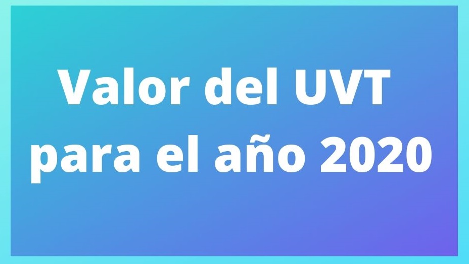 Valor del UVT en el 2019 1