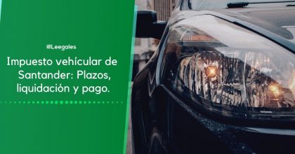 Liquide y pague el impuesto de vehículos de Santander